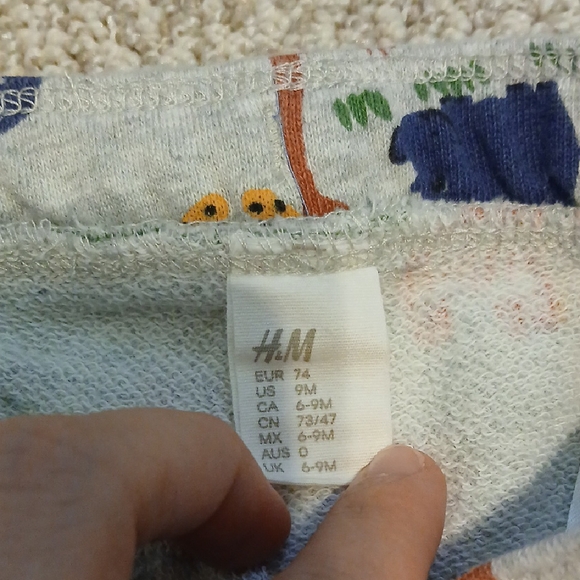 H&M Safari Animal Print Diaper Cover - Picture 2 of 3